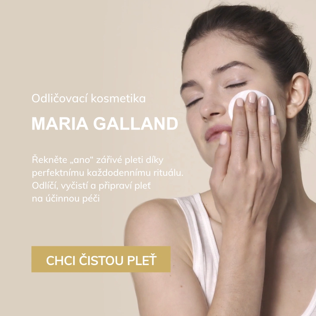 Odličovací kosmetika
MARIA GALLAND

Řekněte „ano“ zářivé pleti díky perfektnímu každodennímu rituálu. Odlíčí, vyčistí a připraví pleť na účinnou péči
